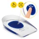 4FIZJO Silicone Gel Heel Pads S/M, Transparent
