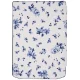 Pocketbook Shell Cover for Verse / Verse Pro eBook Reader, Flowers (White/Blue)