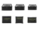 Travel Suitcase Organizers, 6 pcs, Black