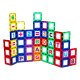 Magnētiskās plāksnītes 3D Playmags 170 - 80 gab. komplekts | Magnetic tiles pcs set