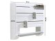 Wall-Mount 5-in-1 Kitchen Paper Towel Holder Plastic Wrap Foil Dispenser Cutter