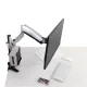 Maclean MC-720 Mini PC Mount for NUC / Mac mini, Under Desk / VESA, 5kg, Black