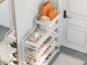 5-Tier Shoe Rack Organizer, Metal Shoe Shelf for Entryway and Closet, White