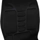 Heated Massage Seat Mat for Car and Home with Remote Control, Black