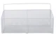 Hanging Metal Basket / Organizer, White