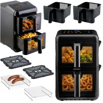 Dual Basket Vertical Air Fryer 11.6 L Berdsen 3000W Bd-663
