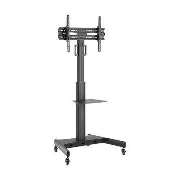 Mobile Cart for Interactive Displays and TVs 32"-65", Black