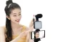 Vlogging Kit with Tripod, Microphone and LED Light AY49