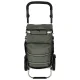Shopping Trolley Bag on Wheels with Reflectors, 100cm, Grey