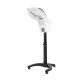 Gabbiano 408D Standing Hair Steamer with Active Ozone, White