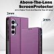Samsung Galaxy A55 ( SM-A556B/DS ) LC.IMEEKE PU Leather Wallet Protective Book Case Cover, Purple