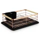 Massido MS-600 Dish Drying Rack with Tray, gold