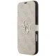Guess Book 4G Metal Logo Folio Case for iPhone 18 Pro Max / 17 Pro Max - Pink