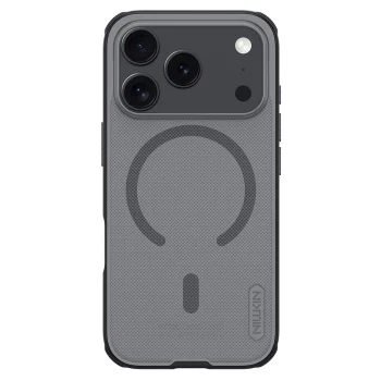 Nillkin iPhone 17 Pro Case Super Frosted Shield Pro Magnetic, Transparent Black