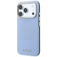Guess Perforated 4G Gold Logo MagSafe Case for iPhone 18 Pro Max / 17 Pro Max, Light Blue