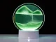 3D Moving Sand Art Desk Lamp LED USB, RGB