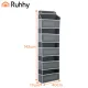 Over The Door Hanging Organizer Ruhhy 5 Shelves, Grey White