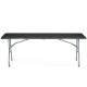 Plonos Black Foldable Garden Table 244 cm - Durable Outdoor Dining Solution