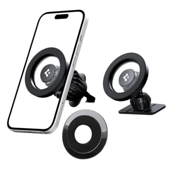 Spigen MFT13 MagSafe Car Holder for Dashboard or Air Vent - Black
