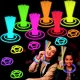 Glow in the Dark Fluorescent Bracelets with Connectors, 100 pcs