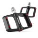 Rockbros BP2603 Platform Bicycle Pedals with Titanium Axle - Black