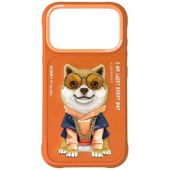 Nimmy Glasses Cool Dog Phone Case Cover iPhone 17 Pro Max - Orange