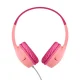 Belkin SoundForm Mini Kids Wired On-Ear Headphones, Pink