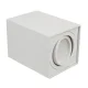 Maclean MCE426 W Surface Mounted Spotlight, GU10, Square, White