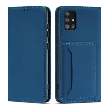 Wallet Flip Case for Samsung Galaxy A13 5G with Card Holder and Stand, Blue
