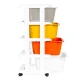 ModernHome Kids Storage Unit with 4 Drawers and Wheels