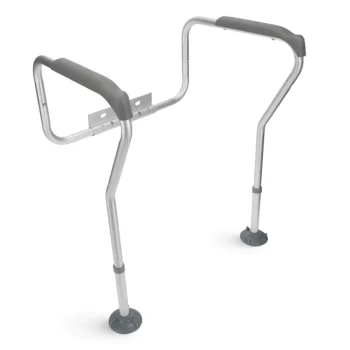 Toilet Safety Frame 4FIZJO, Silver