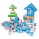Magnetic Building Blocks for Kids 124 Piece Construction Set, Winter