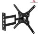 Maclean MC-759 Universal TV & Monitor Wall Mount, 13-60\", 30kg, Black