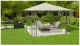 Plonos 4934 Garden Pavilion 3x3m with 4 Walls, Beige