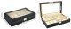 Iso Trade Watch and Glasses Organizer Box, Black