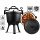 Berdsen BD-481 Enameled Cast Iron Campfire Cauldron, 8L