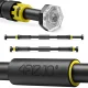 4Fizjo 531 Adjustable Doorway Pull-Up Bar (66-100 cm), Black/Yellow