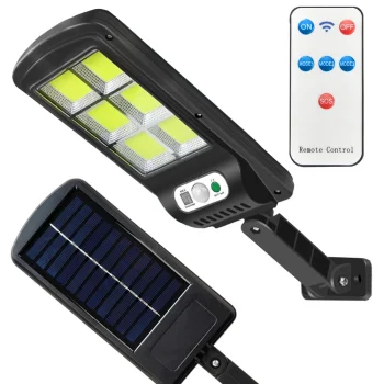 Solar Lamp 96 LED with Motion and Dusk Sensor