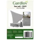 Gardlov Triangle Sun Shade Sail 4x4x4m, Grey