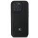 Mercedes iPhone 16 Pro Max Case Leather Urban, Black