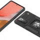 Wozinsky Ring Armor Case for Samsung Galaxy A72 4G with Ring Kickstand, Red