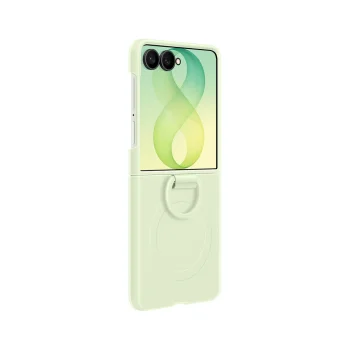 Samsung Silicone Ring Magnet Cover for Galaxy Z Flip 8 - Green