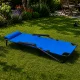 Folding Garden Lounger Zero Gravity 2-in-1, Blue