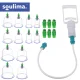 Vacuum Cupping Therapy Set Soulima 27292, 12 Cups with Pump for Massage