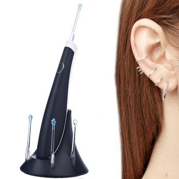 Device Ultrasonic Ear Wax Cleaner + 4 Silicone Tips, Different colors