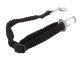 Adjustable Dog Car Seat Belt, Elastic Bungee Safety Leash, Black