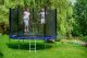 FUNFIT Garden Trampoline with Safety Net and Ladder, 312 cm