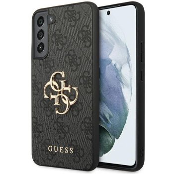 Guess 4G Big Metal Logo vāciņš Samsung Galaxy S23+ pelēks