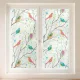 Static Cling Window Film with Bird Pattern 45x200 cm, Frosted