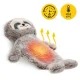 4FIZJO Kids Hot Water Bottle with Plush Sloth Cover 750 ml, Beige